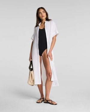 Spanx Beach Midi Dress - White