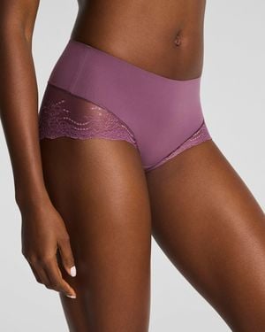 Spanx Supersmooth Undie-Tectable Lace Hi-Hipster - Purple