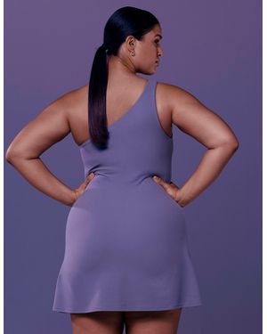 Spanx Smooth Onform Asymmetrical Dress - Purple