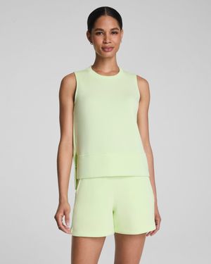 Spanx Airessentials Crewneck Tank Top - Green