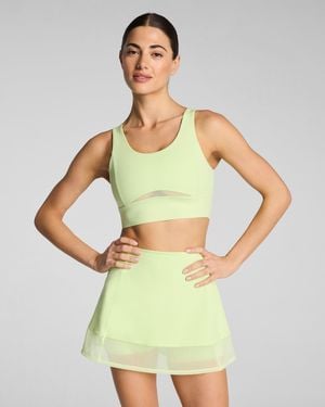 Spanx Bodyline Sheerious Longline Sports Bra - Green
