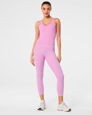 Spanx Shape Booty Boost 7/8 Leggings With No Reveal Opacity - Pink