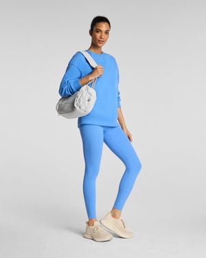 Spanx Shape Coreluxe Full-Length Leggings With Mid-Tummy Compression - Blue