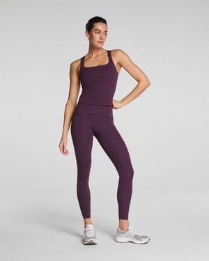 Spanx Shape Booty Boost Full Length Leggings - Purple