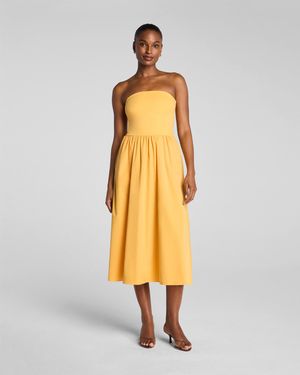 boden juliette jersey midi dress Boden Women's Alba Smocked Jersey Midi Dress in Black main image 1
