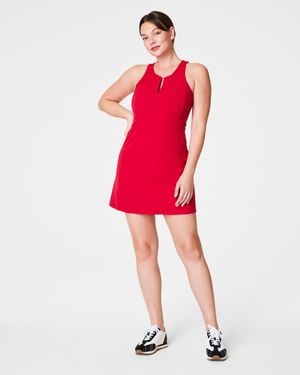 Spanx Shapetm Get Moving Zip Front Dress - Red