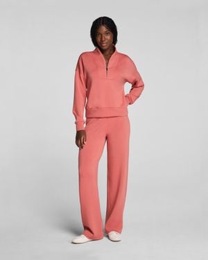 Spanx Airessentials Straight Leg Pants - Red