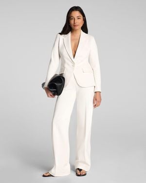 Spanx Supersmooth Perfectfit Ponte Wide Leg Pants - White