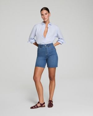 Spanx Shapetm Everywear Jean Short 7" - Blue