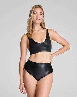 Spanx Shape Luxeshine Bralette - Black