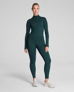 Spanx Shape Booty Boost Brushed Full-Length Leggings - Green