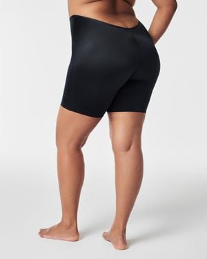 Spanx Shapetm Suit Your Fancy Low-back Mid-thigh Short - Blue