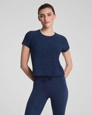 Spanx Softstretch Crewneck T-Shirt - Blue