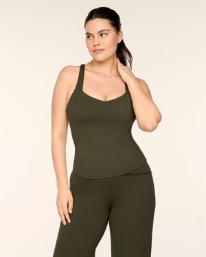 Spanx Boostup Strappy Tank Top - Green