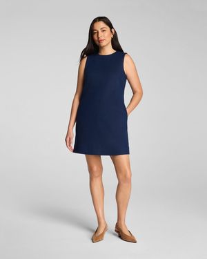 Spanx Easybreezy Cotton Mini Dress - Blue