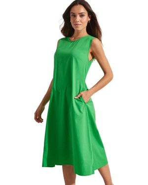 Selmark Robe Robe estivale mi-longue sans manches BOREALIS Mare - Vert