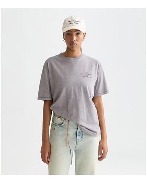 Maison Scotch T-shirt Tshirt Basquiat Grey - Blanc