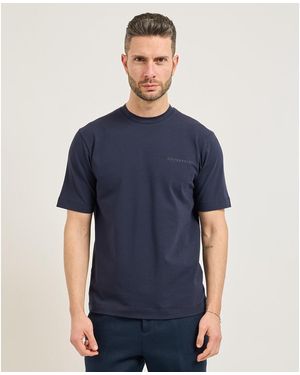 Gazzarrini T-Shirt T-Shirt Homme Basique Col Rond - Bleu