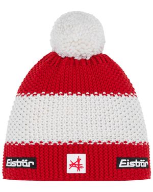 Eisbar Bonnet Star Pompon MÜ SKA - Rouge