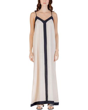 Vero Moda Lange Jurk Vmdenise Singlet Ankle Wvn Btq Ga 10329793 - Naturel