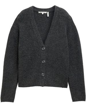 Tom Tailor Gilet Cardigan Shale - Noir