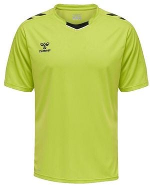 Hummel T-shirt T-shirt HmlCORE Jaune - Vert
