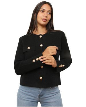 La Modeuse Gilet Gilets, cardigans - Noir