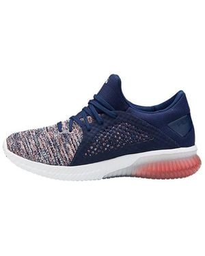 Asics Baskets Basses Gelkenun Knit - Bleu