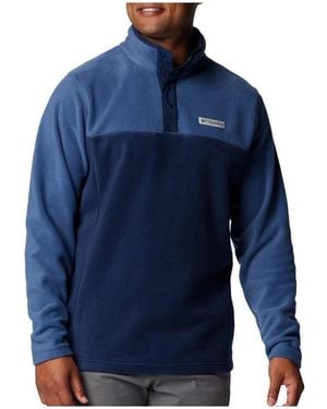 Columbia Sweatshirts Steens Mountain Half Snap II - Bleu