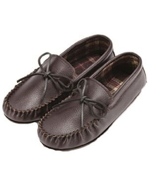 Eastern Counties Leather Chaussons Lined - Marron