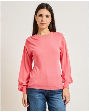 Yes-Zee Sweat-shirt Pull col rond - Rouge