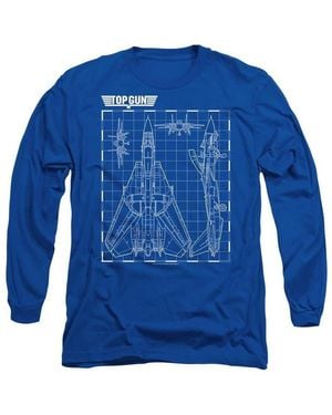 top gun T-Shirt Tv10976 - Bleu