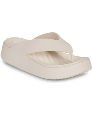 Crocs™ Tongs Getaway Groove Platform Flip - Blanc