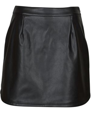 Noisy May Gonne Corte Nmproof Hw Pu Skirt - Nero