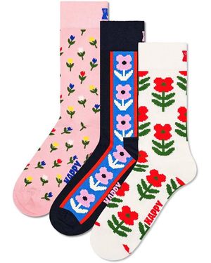 Happy Socks Collants & bas unisexe Chaussettes Paquet de 3 - Multicolore