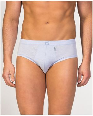 Zd - Zero Defects Slips Slip mini coton égyptien - Bleu