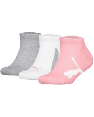 PUMA Chaussettes unisexe Chaussettes Paquet de 3 BWT Sneaker 3P - Rose