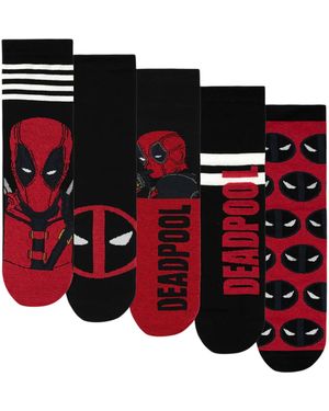 Deadpool Chaussettes Ns9979 - Rouge