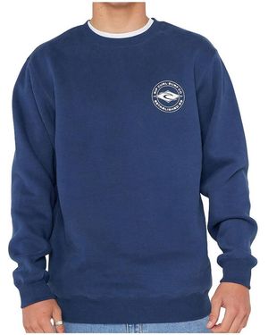 Rip Curl Sweat-shirt STAPLE CREW - Bleu