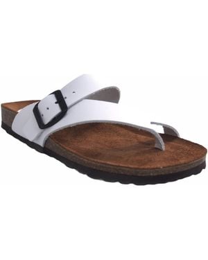 Interbios Chaussures Sandale INTER BIOS 7119 blanche - Marron
