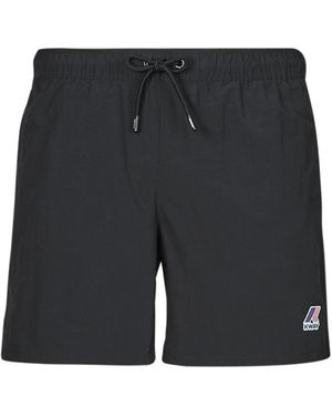 K-Way Badeshorts Le Vrai Olivier - Schwarz