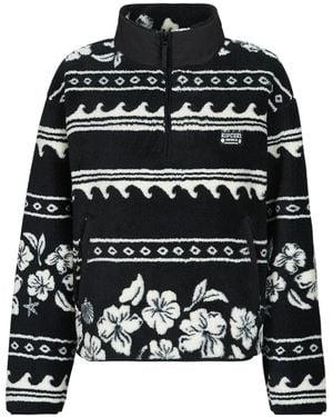 Rip Curl Fleecepullover Soleil Polar Fleece 1/4 Zip - Schwarz