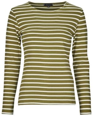 Armor Lux Langarmshirt Mariniere Ml - Grün