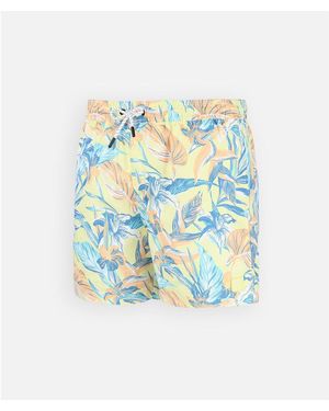 Oxbow Maillots de bain Beach short floral TROPICS - Bleu
