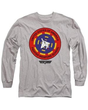 top gun T-shirt Fighter Weapons School - Gris