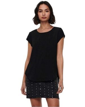 ONLY T-shirt Vic - Noir