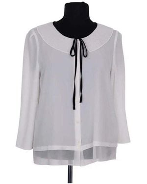 Claudie Pierlot Blouses Blouse blanche - Gris
