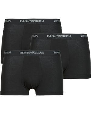 Emporio Armani Boxer 3 Pack Trunk Af14132 - Nero