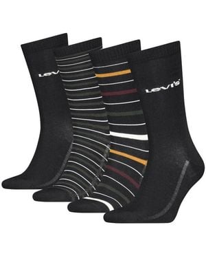 Levi's Veste Estuche de 4 calcetines - Noir