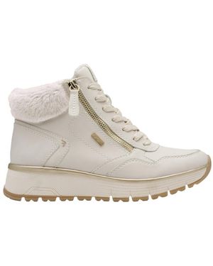 Jana Baskets montantes Lace Boot Flat 82626845 - Gris